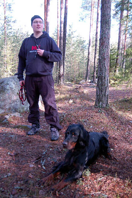 Tommi ja Figo noutokisassa