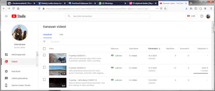 Videoita